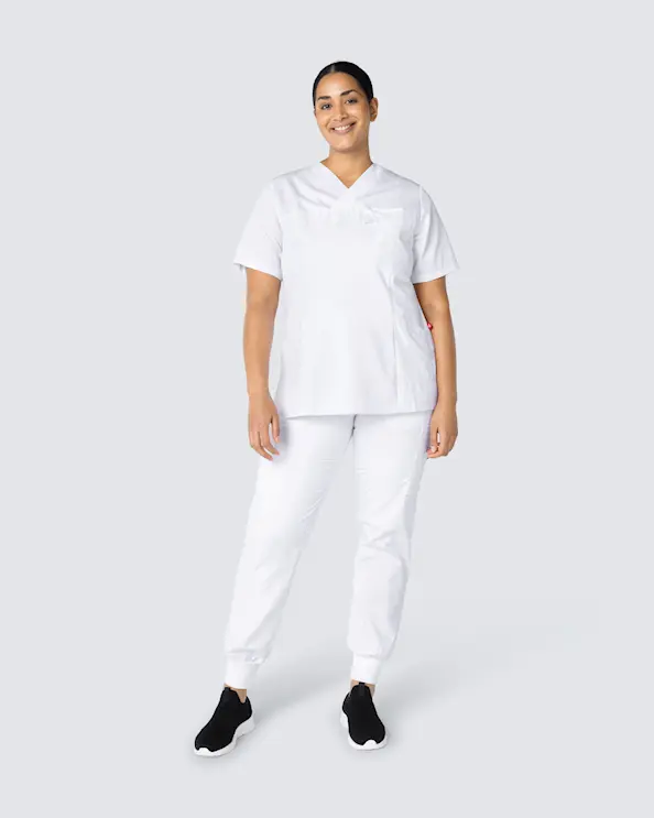 Segers Valkoinen Tunika Tencel Unisex