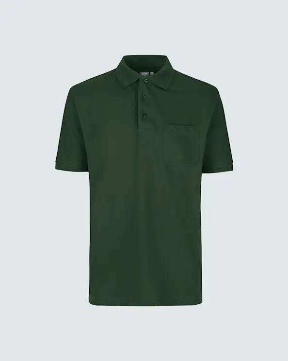 PRO Wear piké med lommer til herrer Mørke grønn