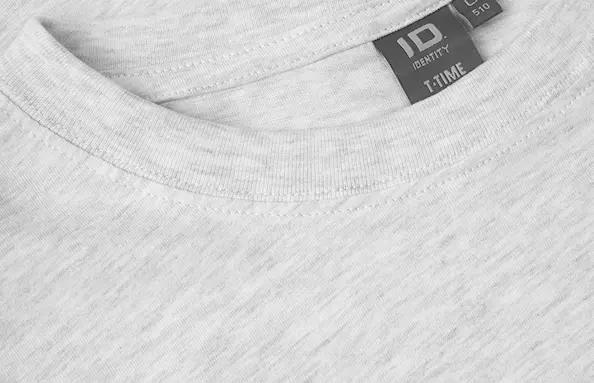 ID Identity T-shirt T-TIME til herrer Lysegrå