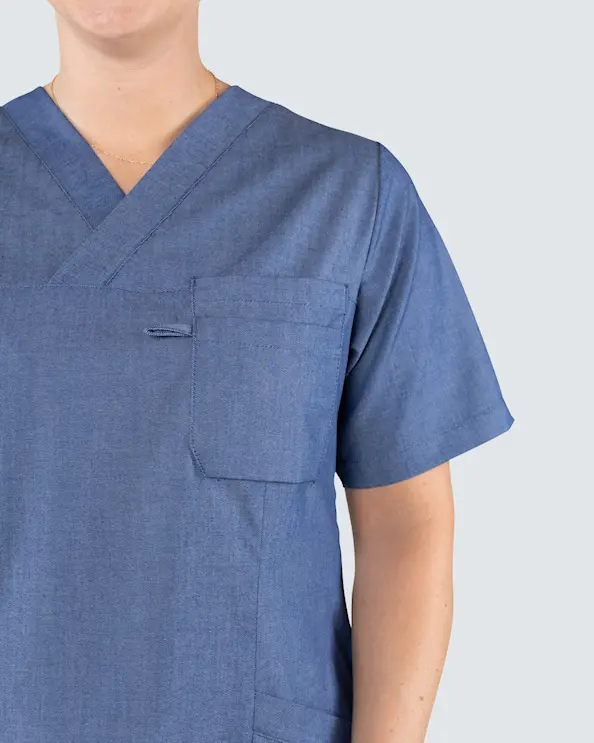 Segers Denimblå Kjole Stretch Dame