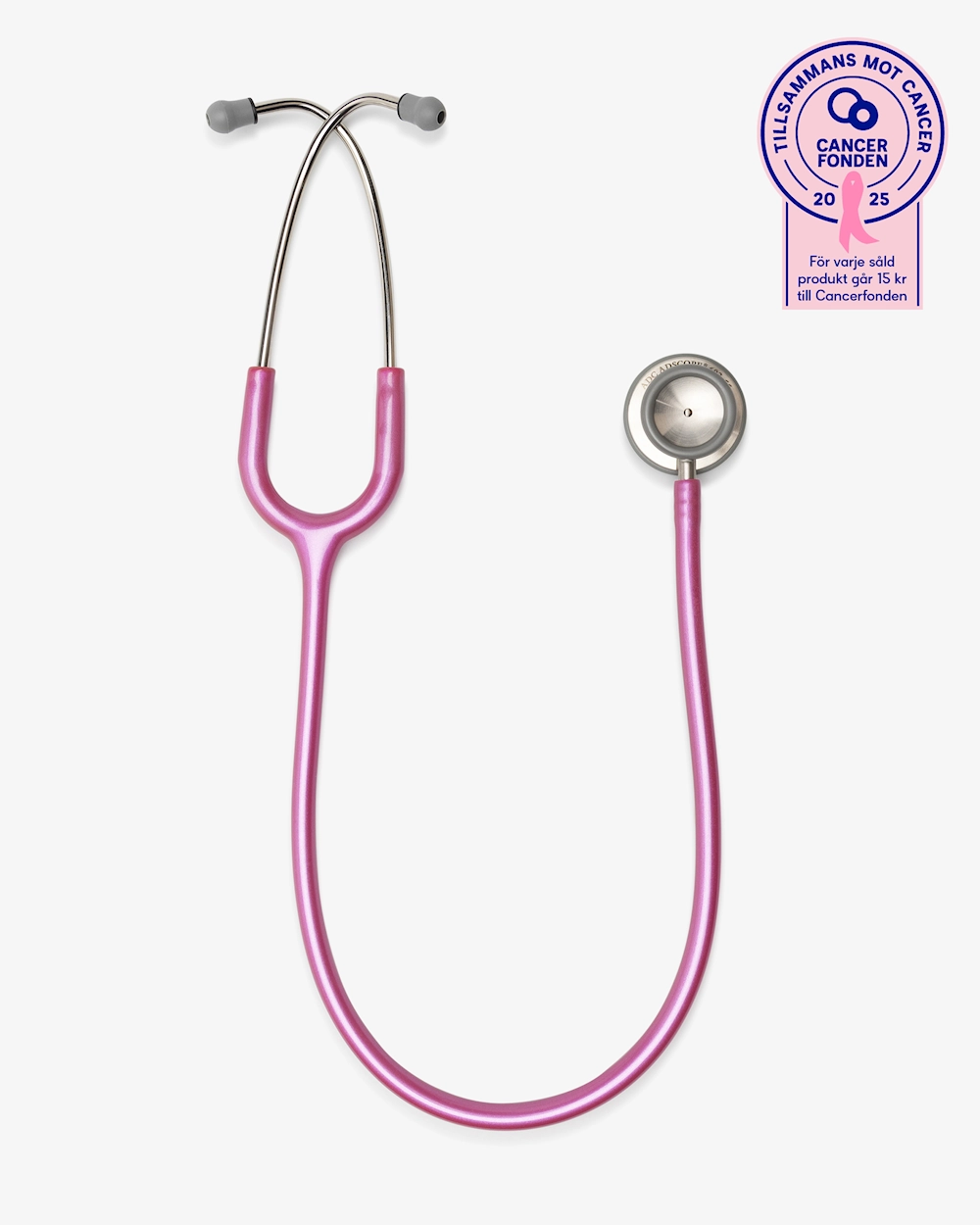 ADC Clinician Stetoskooppi 603 Metallinen pinkki