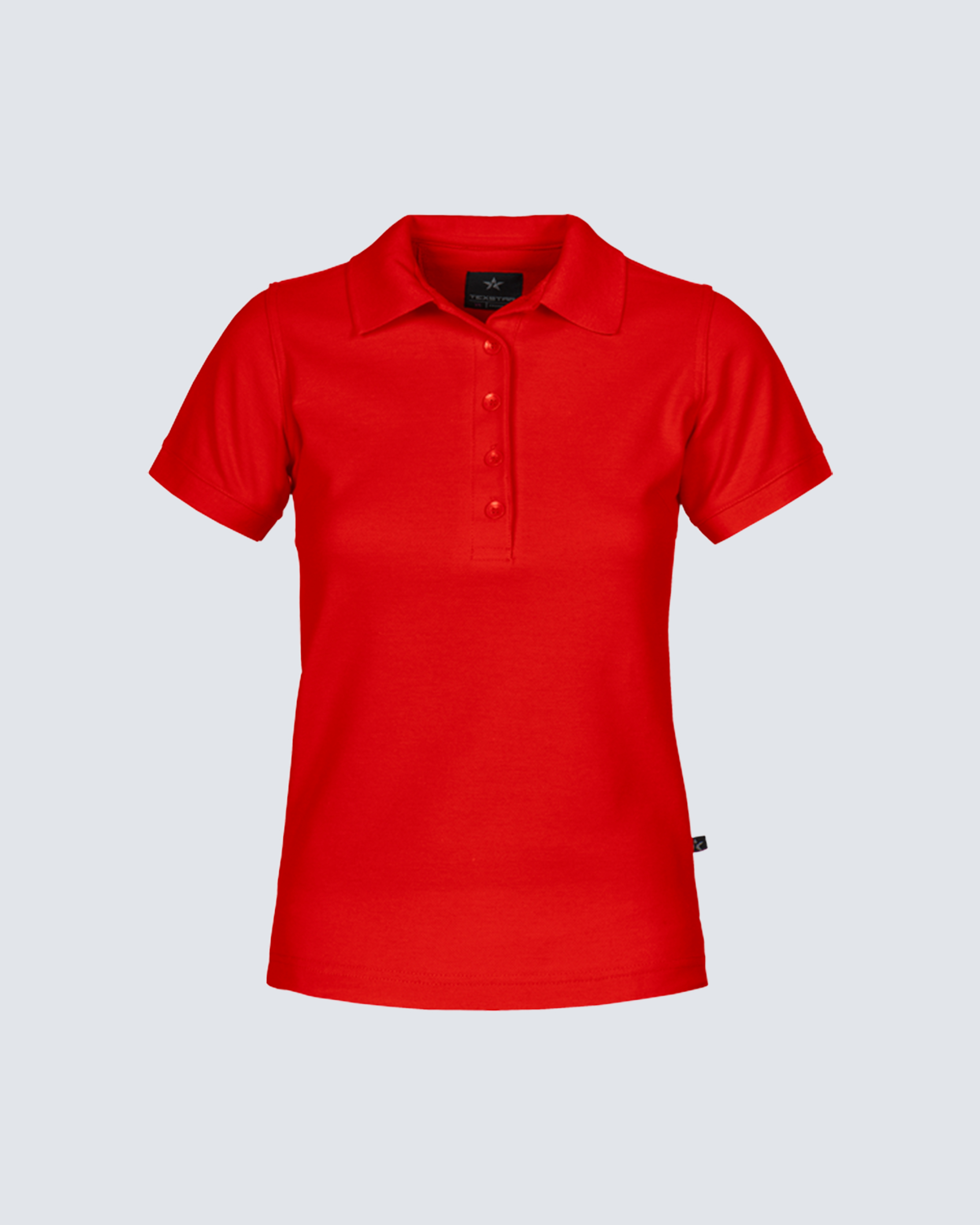 Texstar Classic Piké Dam Röd