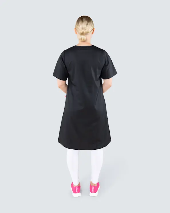 Segers Svart Klänning Tencel