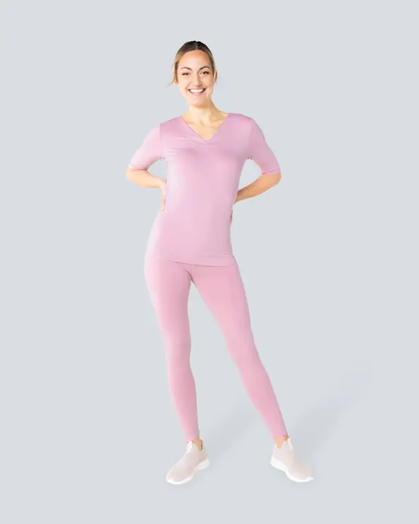 Beez Basics 3/4-hihainen T-paita, Roosa