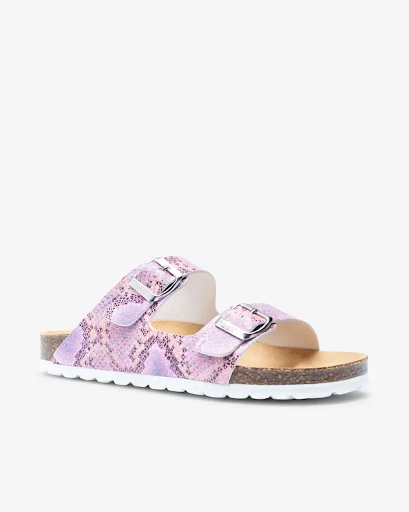Beez Santé Pink Snake Arbejdssandal