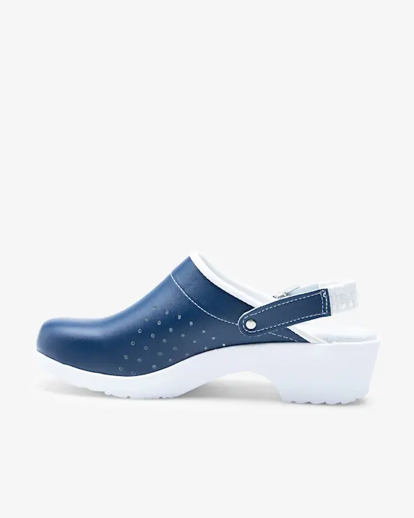 Beez Klassisk Matt Navy Arbeidssko