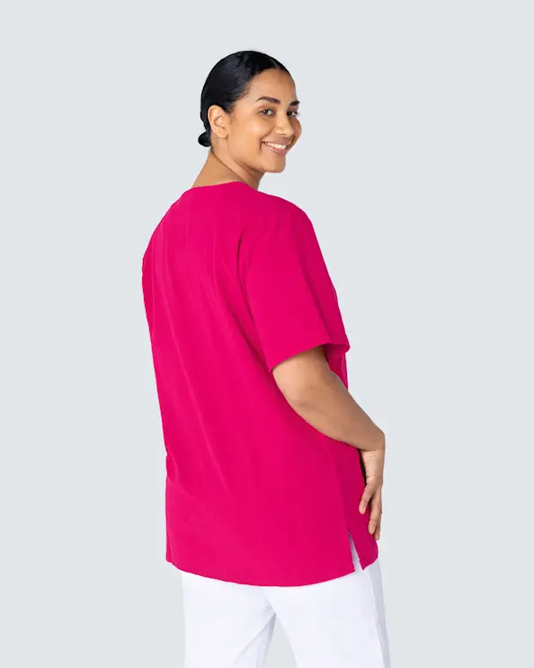 South West Cotton Crinkle Calle Fuchsia Busseronne Unisex