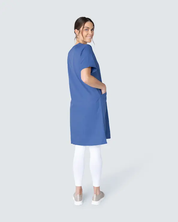 Segers Sininen Mekko Tencel