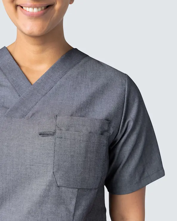 Segers Mörkgrå Klänning Stretch Dam