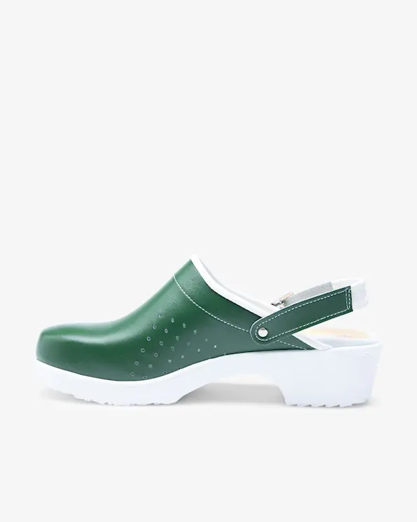 Beez Klassisk Arbetssko Grön