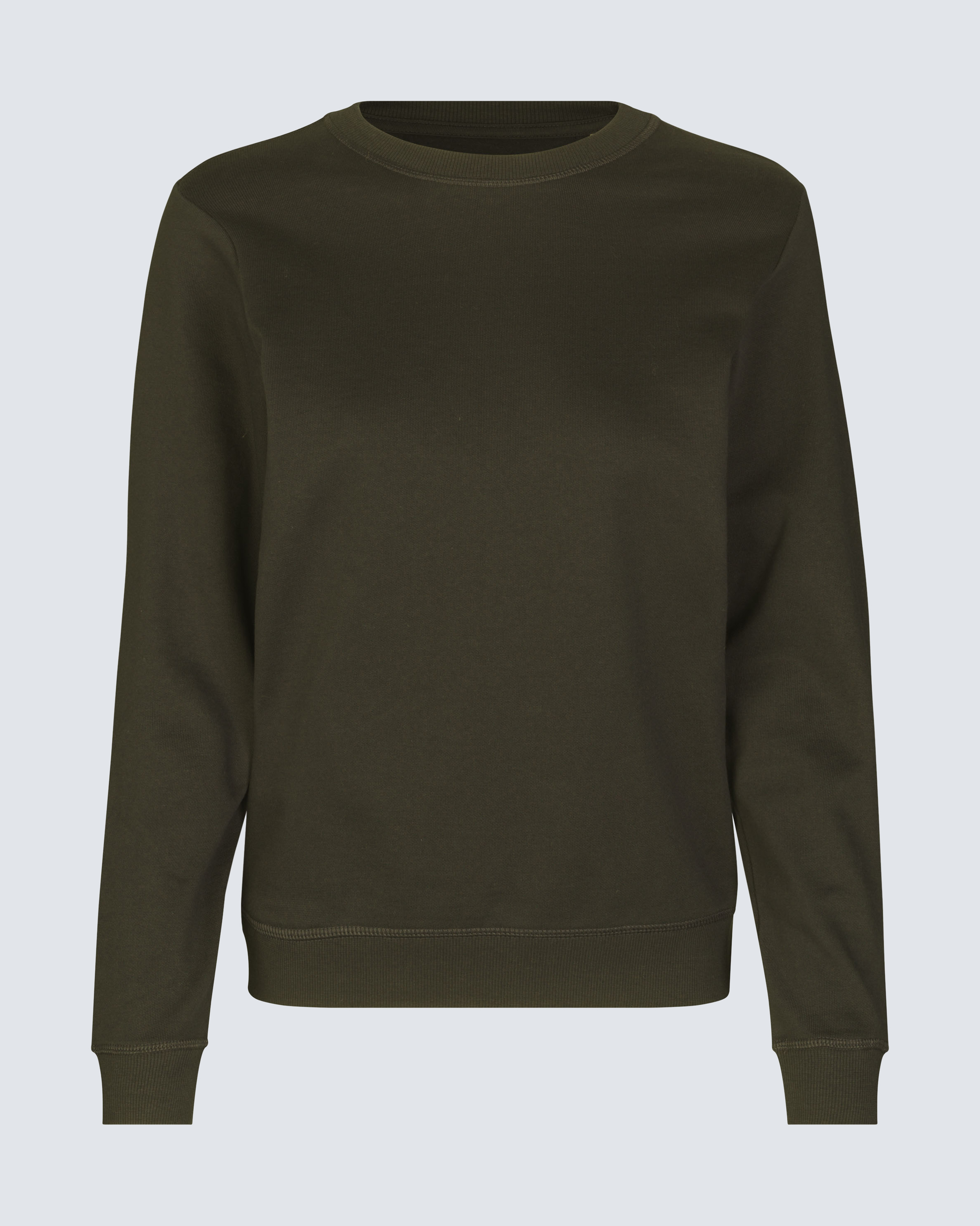 ID Identity Sweatshirt 0683 Dame Olivengrøn