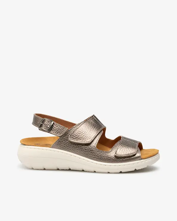 Embla 2345 Ergoflex Sandal Champagne/Metallic