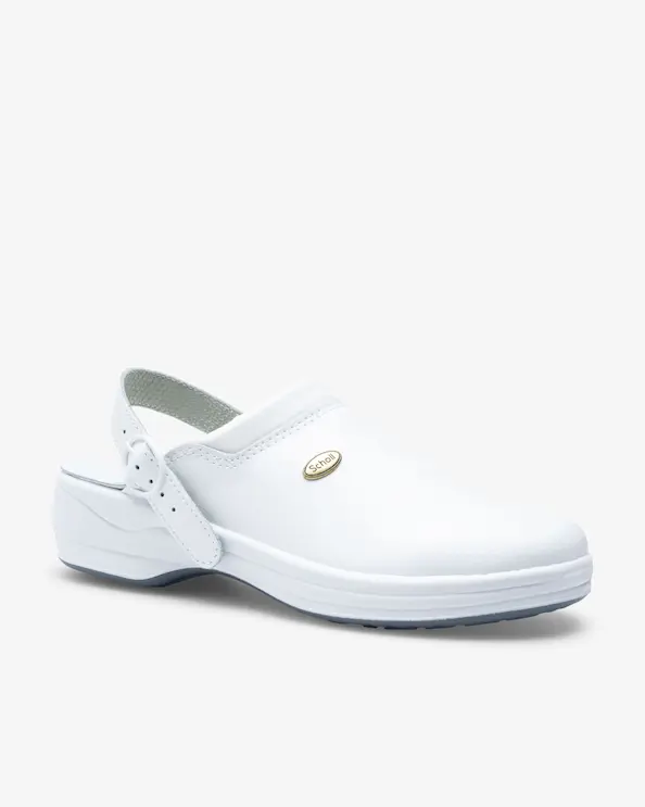 Scholl New Bonus Slip-on Arbetssko Vit