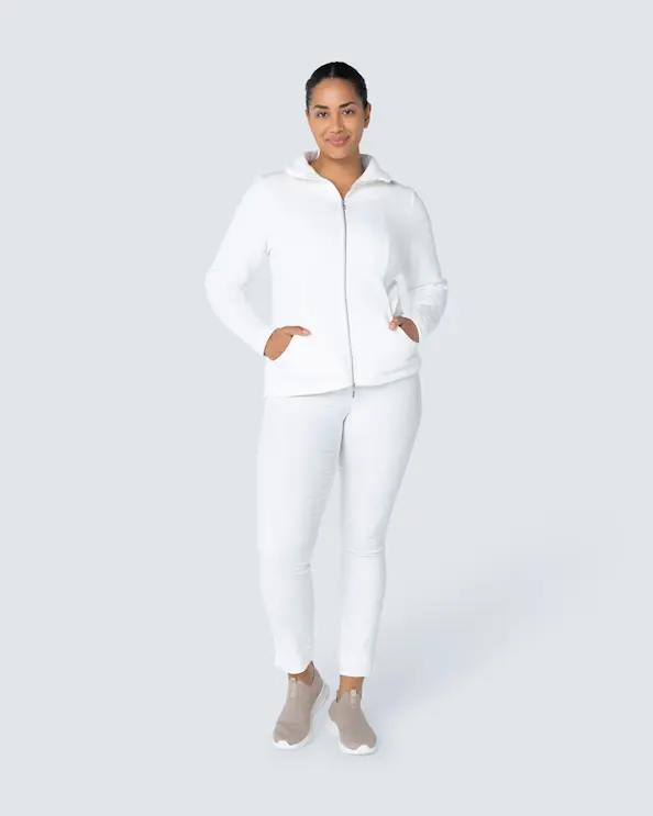 WAW Ladies Sweatshirt Natural White