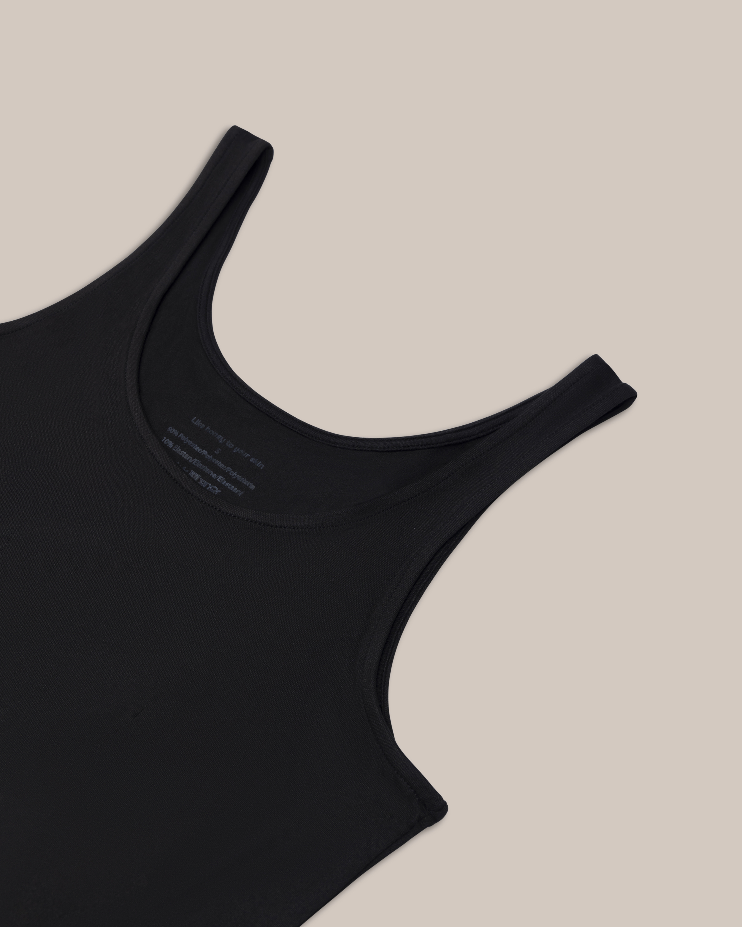 Beez Singlet Svart 3-pakning