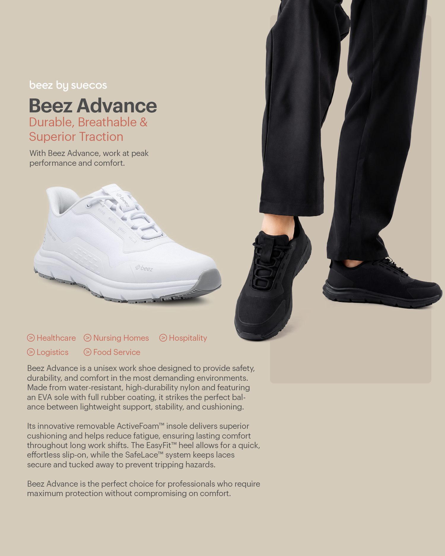 Beez Advance Sneakers Sort