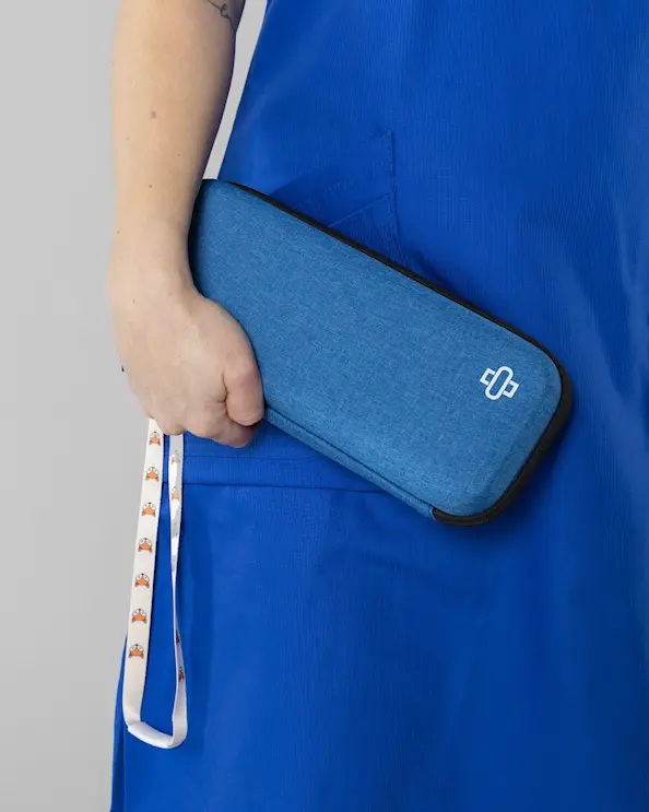 Stethoskop-Etui Blau