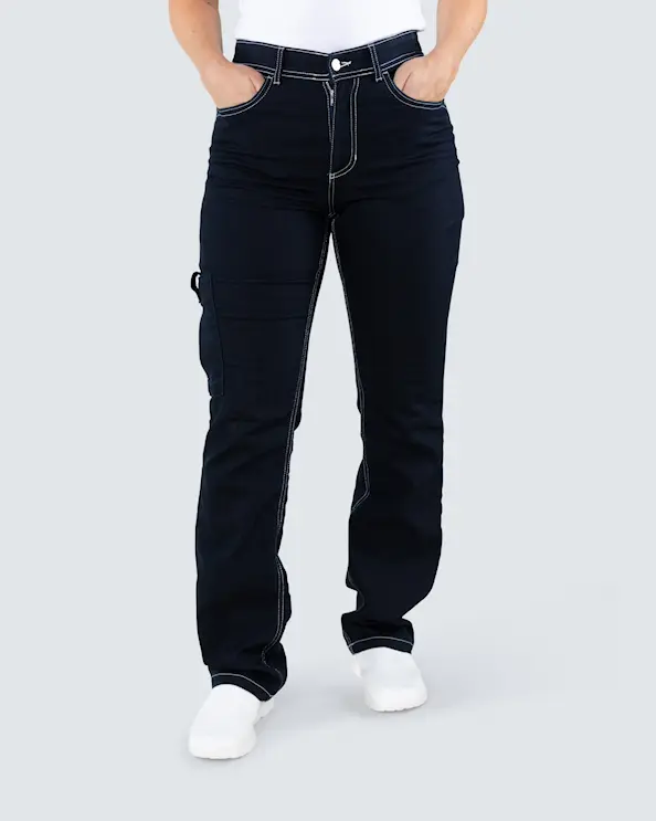 Almedahls Tumma Denim Naisten Stretchfarkut