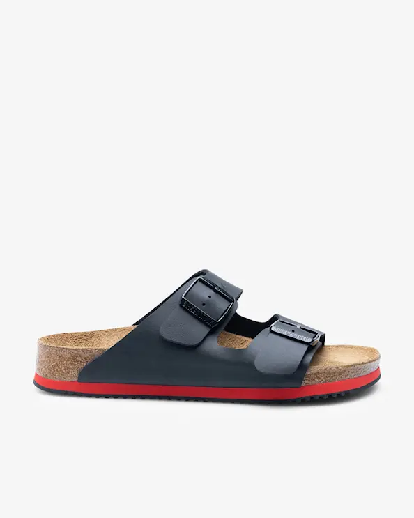 Birkenstock Professional Arizona Sandal Svart, Röd Sula