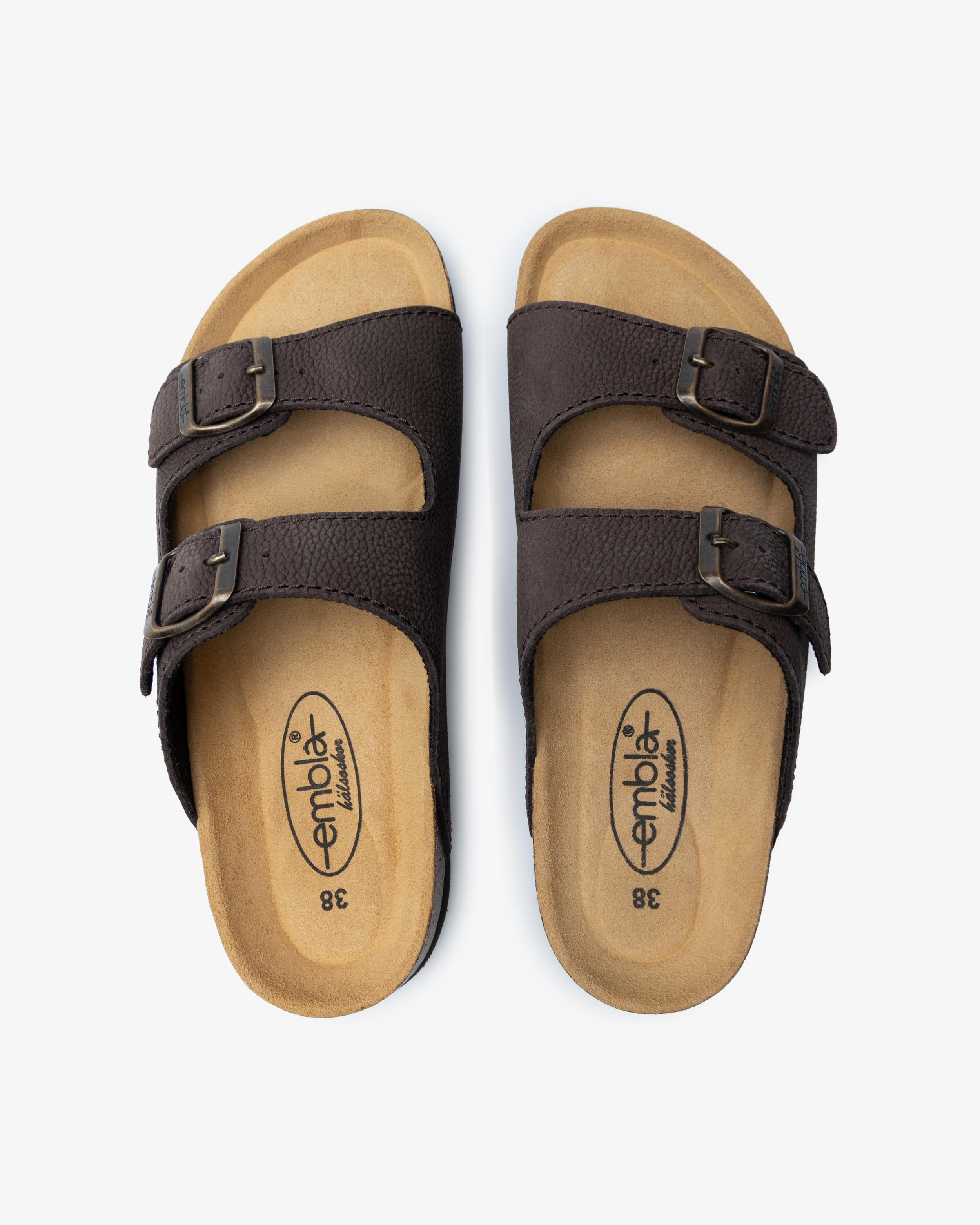 Embla 2736 Airbed Sandal Mörkbrun