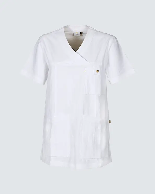 Nytello Busseronne Crinkle Damer Hvid