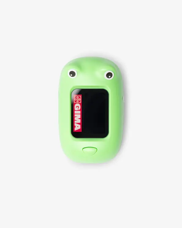 GIMA Pulsoximeter Oxy-0 Grön Krokodil