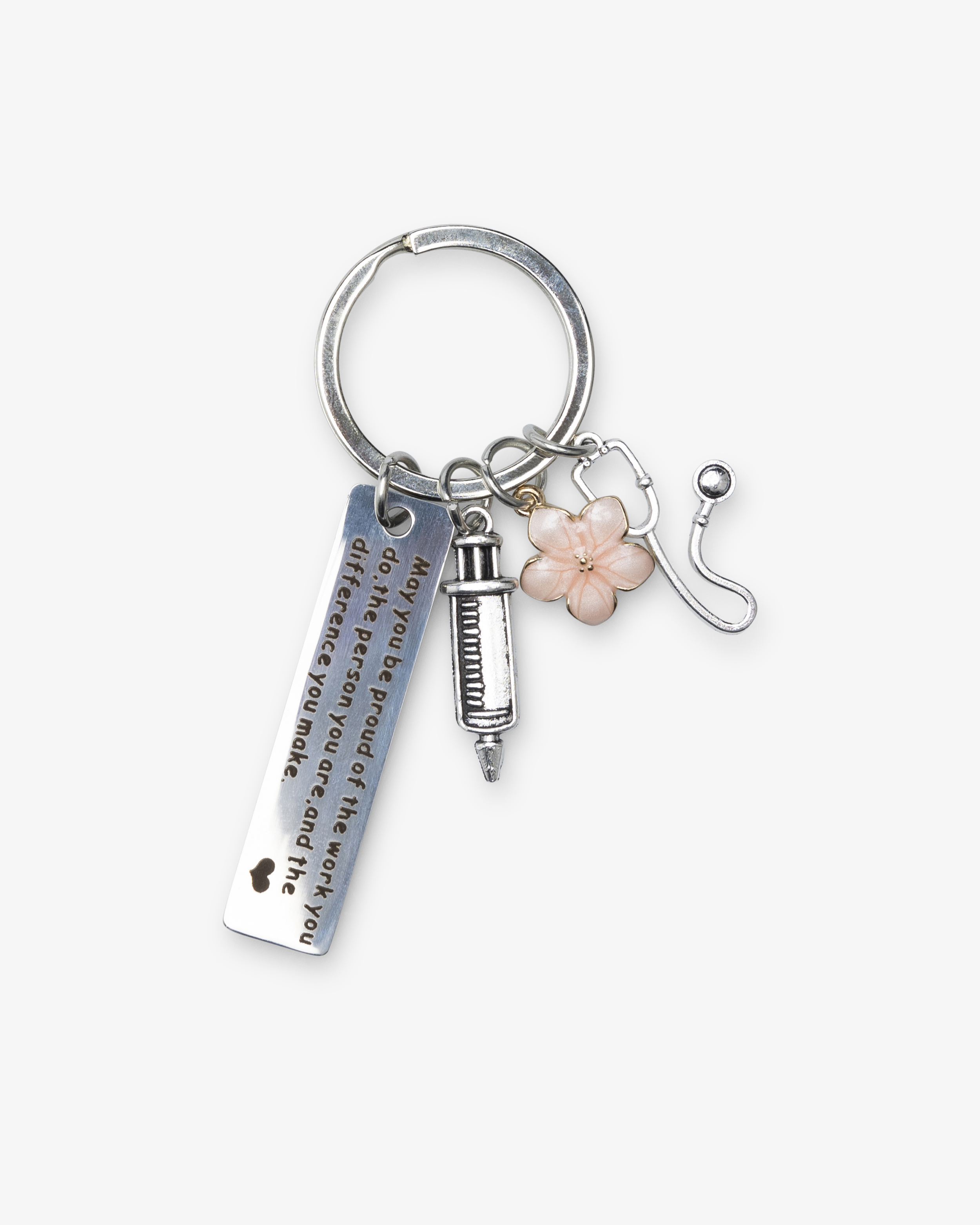 Schlüsselanhänger mit Pflege-Thema