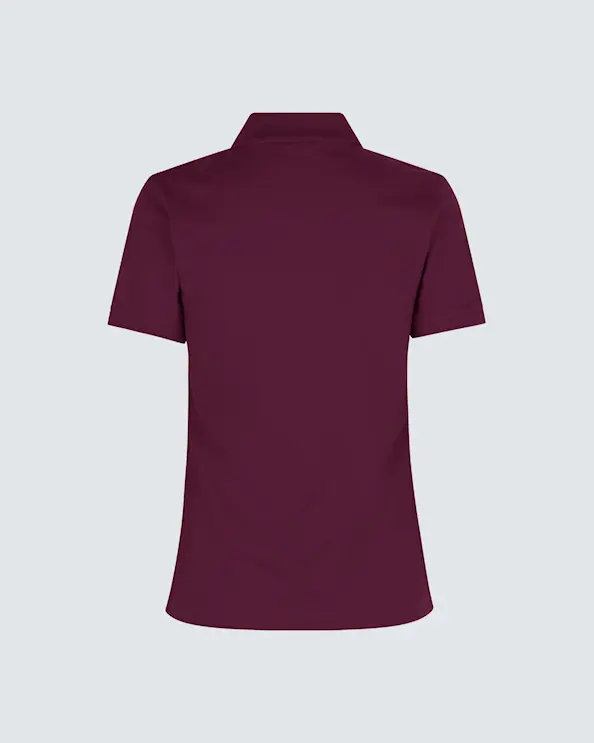 ID Identity Naisten Pikeepaita Burgundy