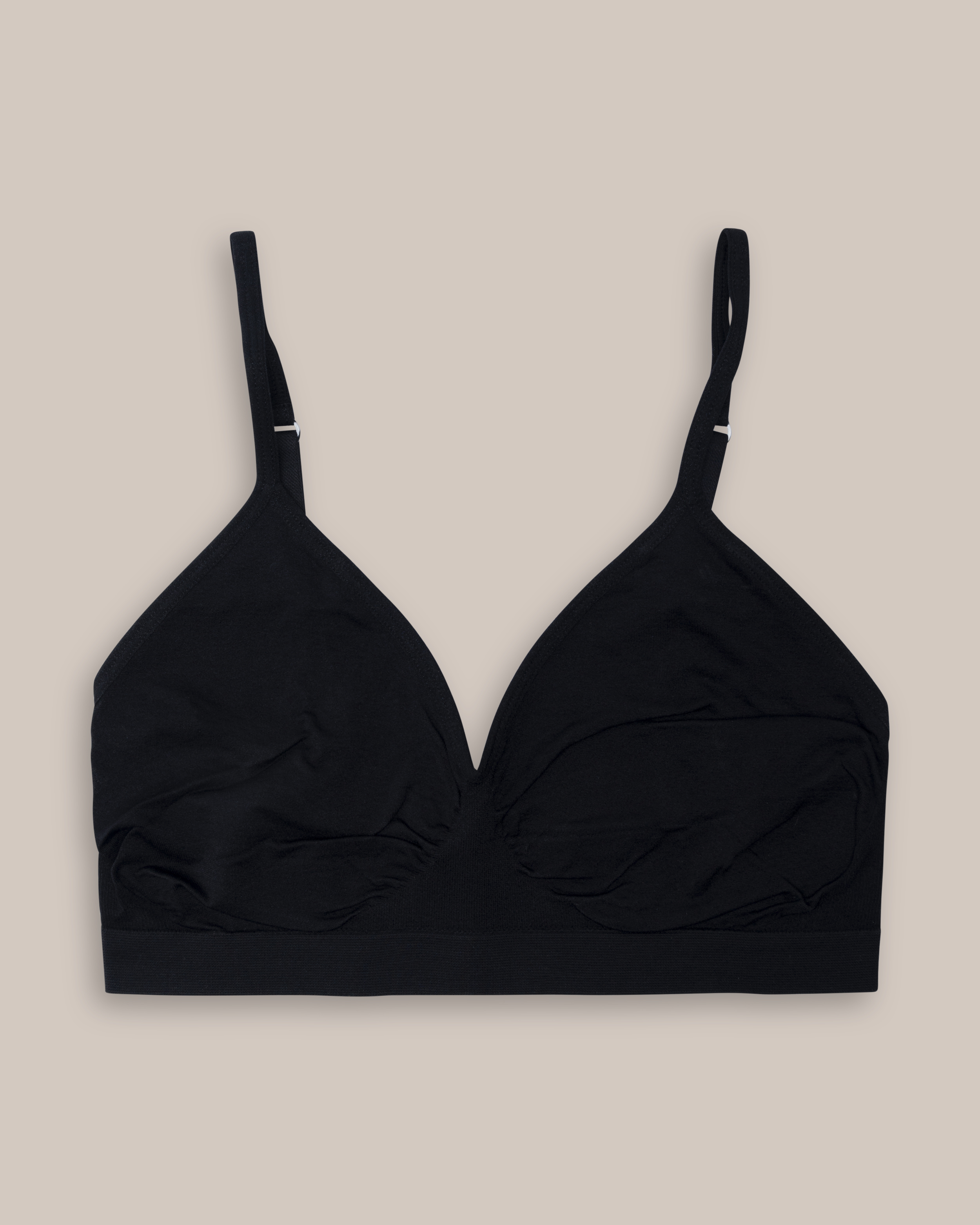 Seamless Topp Marie Svart Smala band