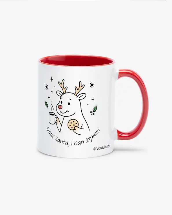 Krus Dear Santa Rød