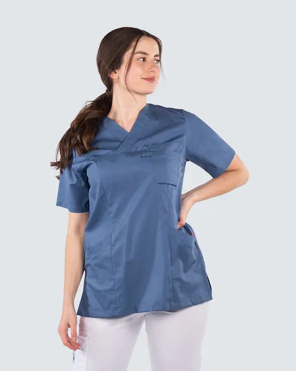 Segers Blå Tunika Tencel Dame