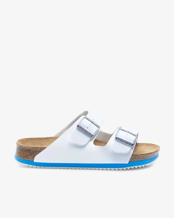 Birkenstock Professional Arizona SL White/Blue Sandal