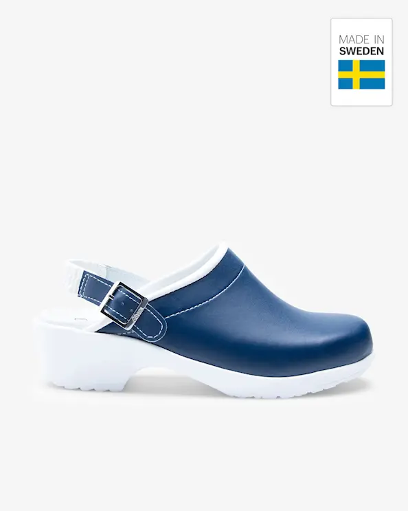 Beez Klassisk Matt Navy Arbeidssko
