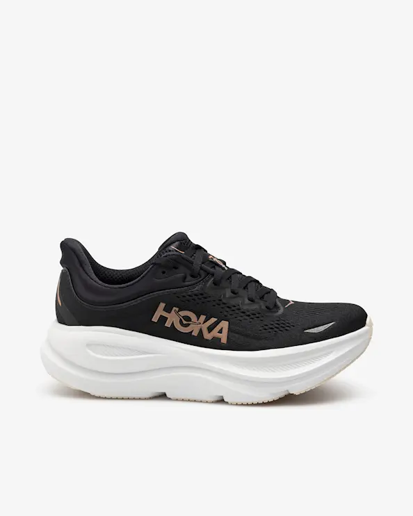 Hoka W Bondi 9 Sneaker Black/Rose Gold