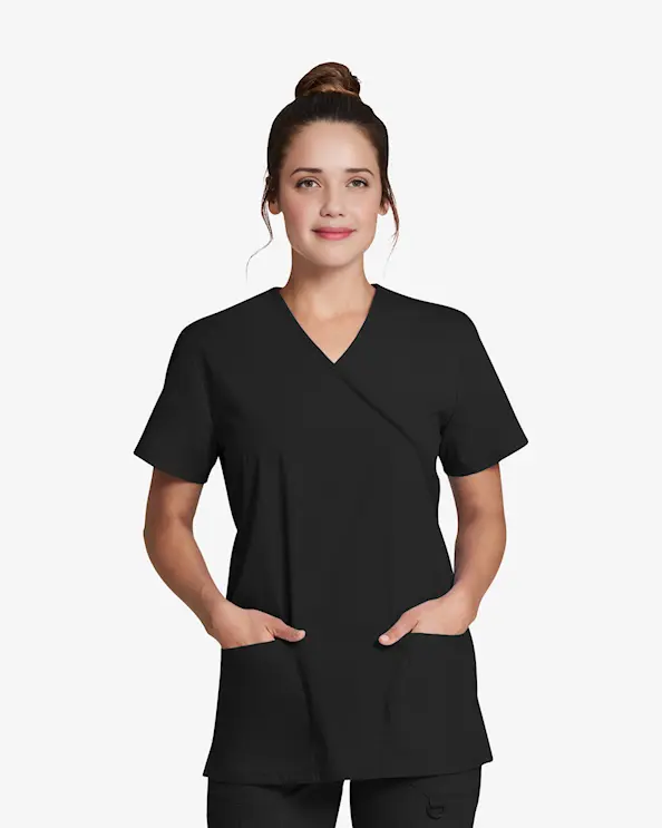 Dickies Signature Mock Wrap Top DKE632 Svart