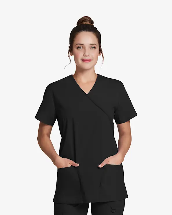 Dickies Signature Mock Wrap Top DKE632 Svart