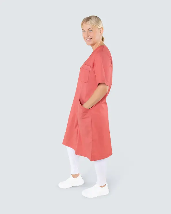Segers Rød Kjole Stretch Dame