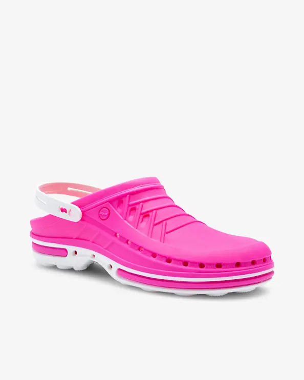 Wock Clog Slip in Hygiensko Rosa/Cerise