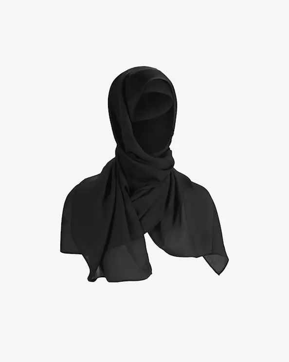 Nytello Svart Hijab Scarf