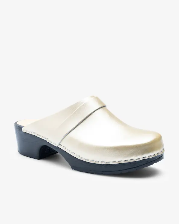 Beez Traditionel Guld/Sort Arbejdssko