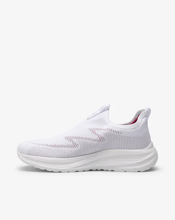 Beez SENSE Slip-on Sneaker Vinröd