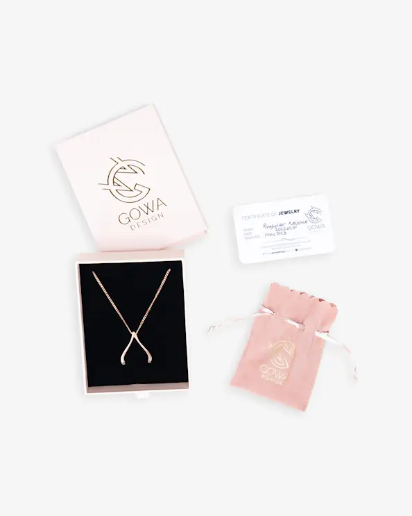 Halsband Ringhållare Rosé