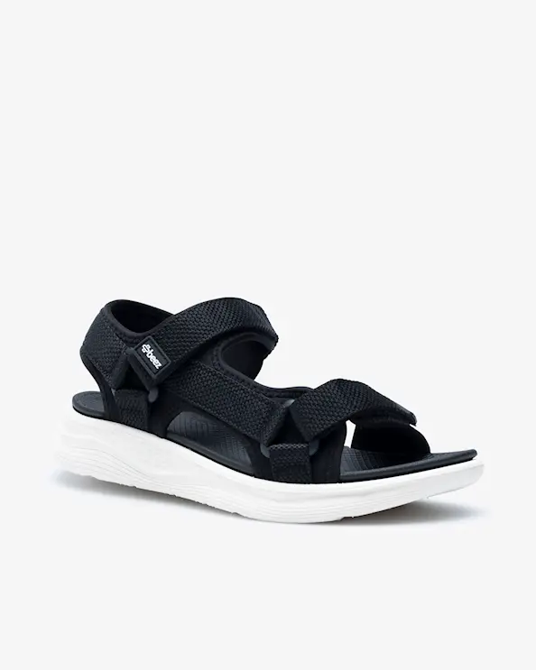 Beez Zen Velcro Sandal  Svart