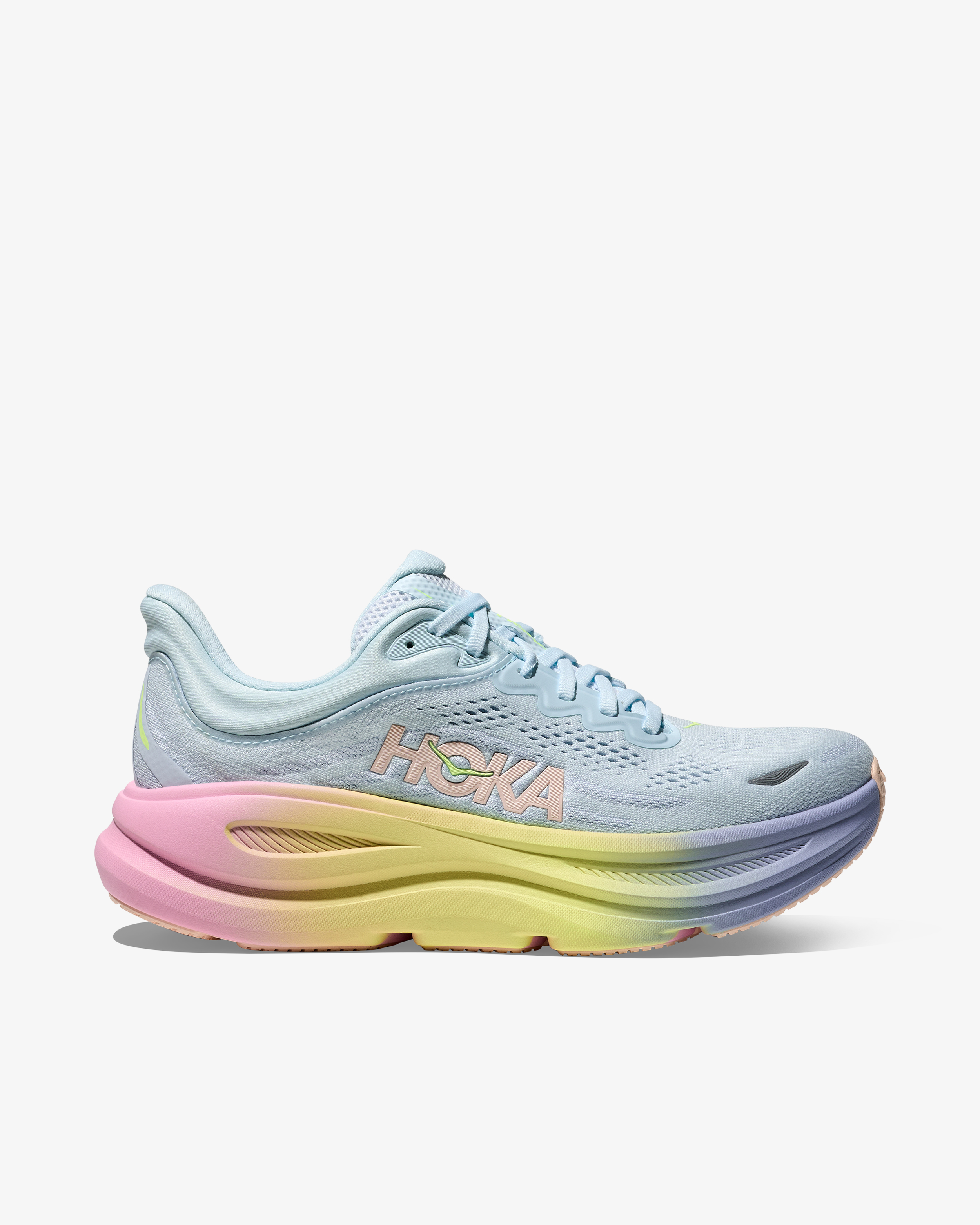 Hoka W Bondi 9 Sneaker Glimmering Blue/Overcast