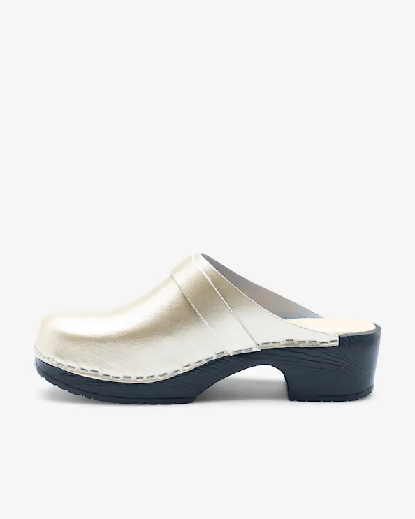 Beez Traditionel Guld/Sort Arbejdssko