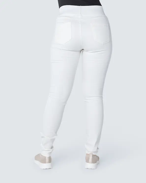 WAW Ladies Stretch Jeans Natural White