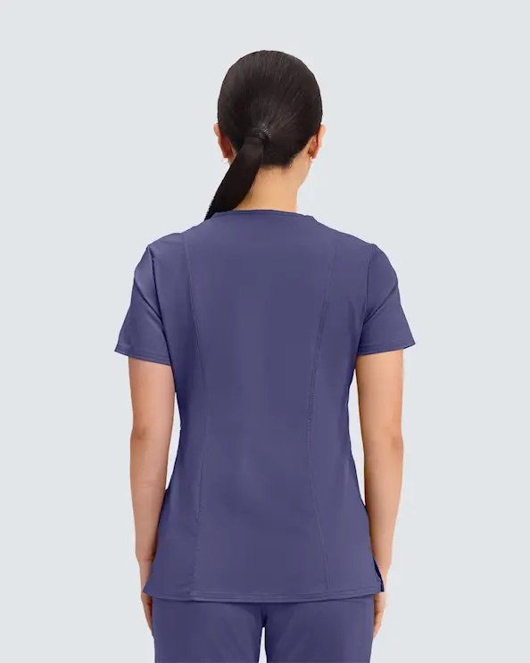 Cherokee Revolution Mock Wrap Top WWE610 Blomme