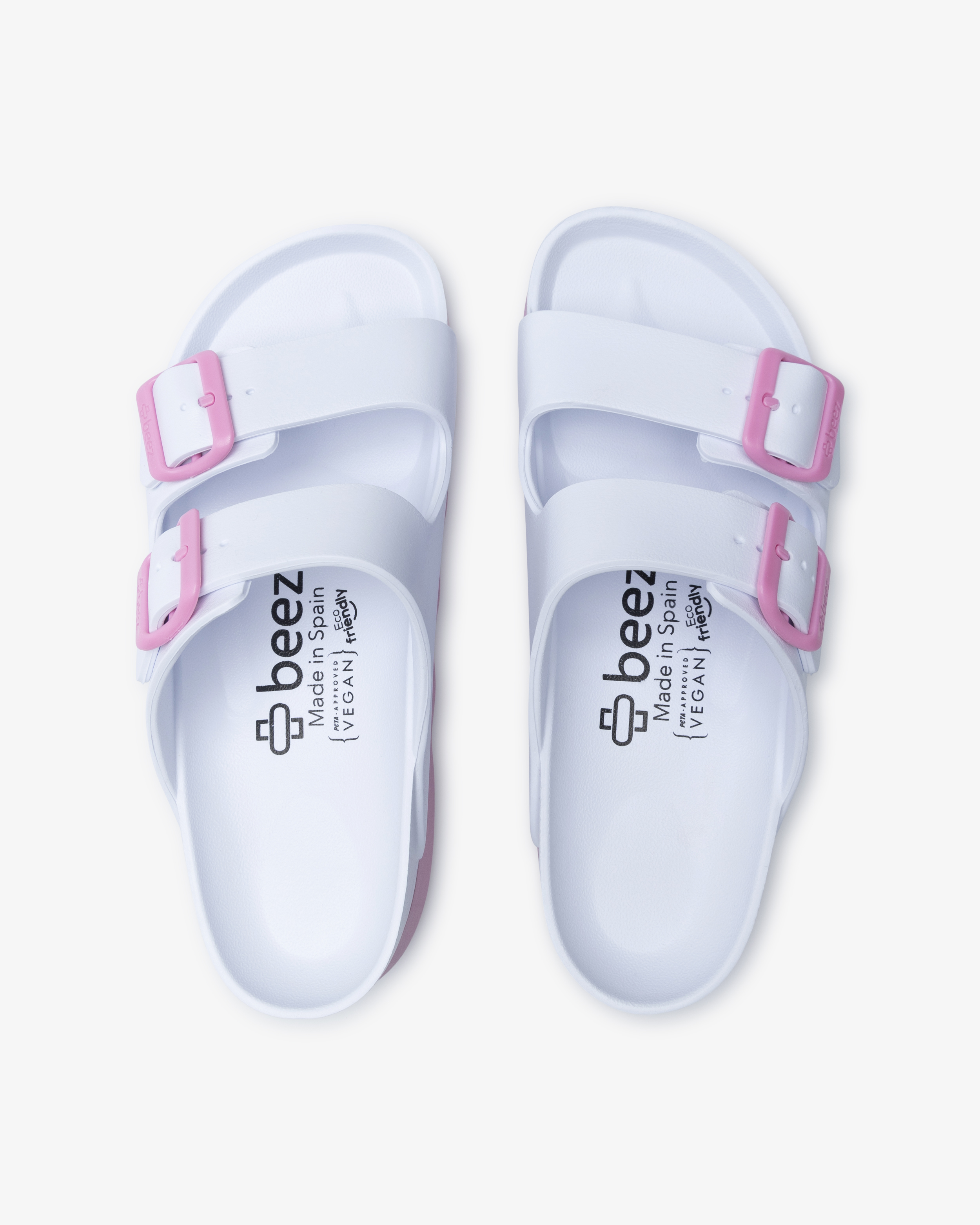 Beez Vivi Sandal Vit/Rosa