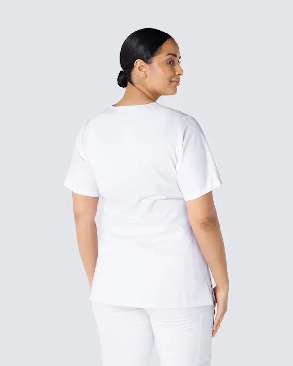 Segers Valkoinen Tunika Tencel Unisex