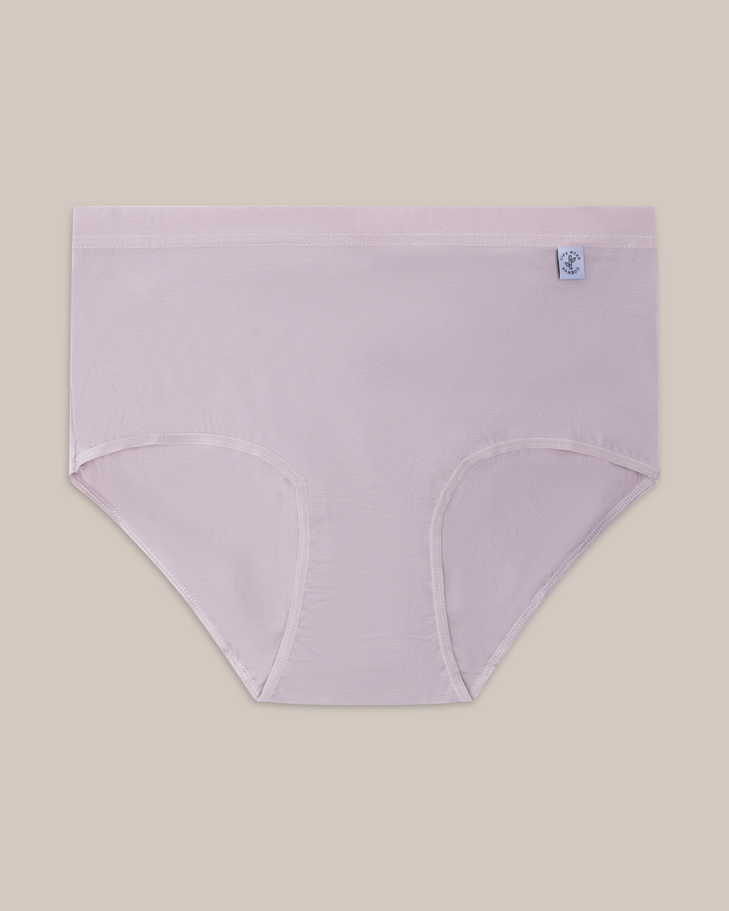 Korkeavyötäröiset alushousut Bambu Pinkki